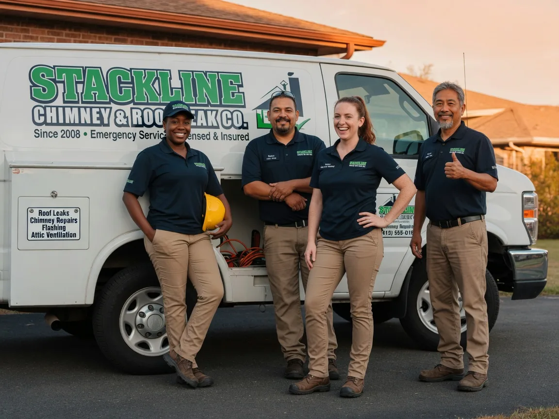 Chimney flashing repair company in Rew, PA